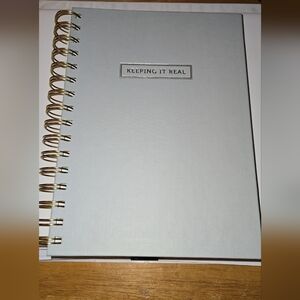 Spiral Notebook with Gold Binding